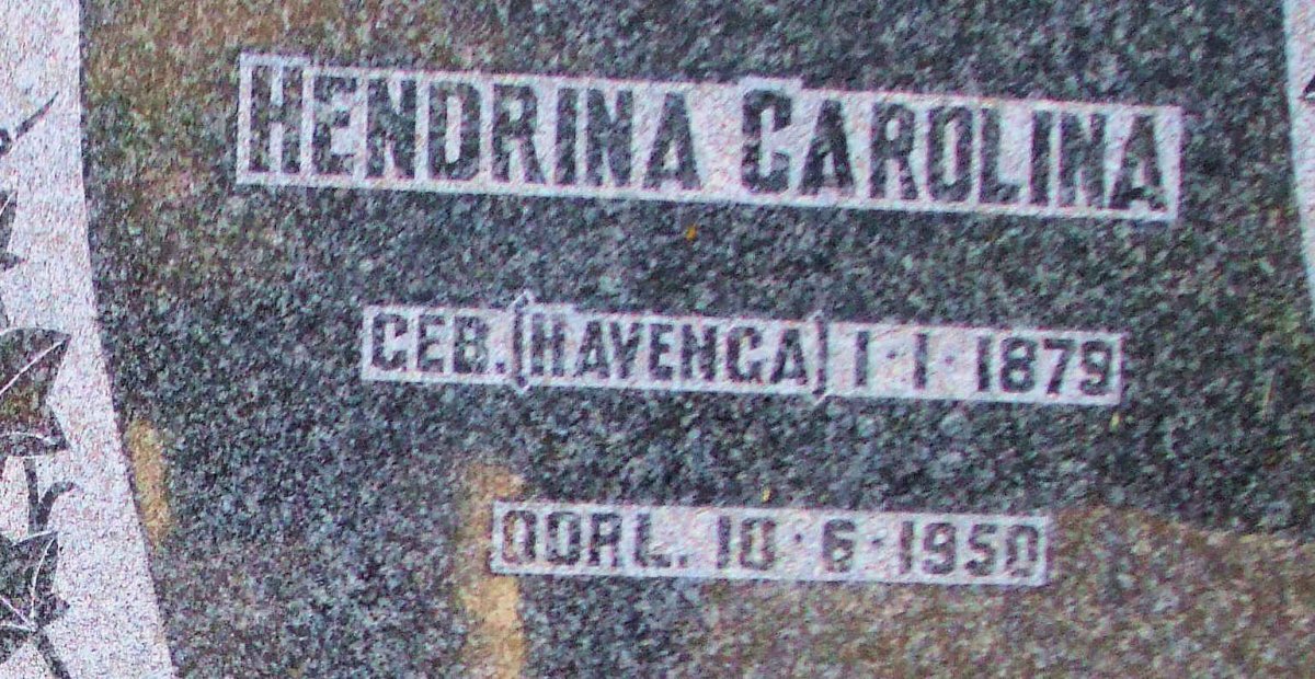 KLEYNHANS Hendrina Carolina nee HAVENGA 1879-1950