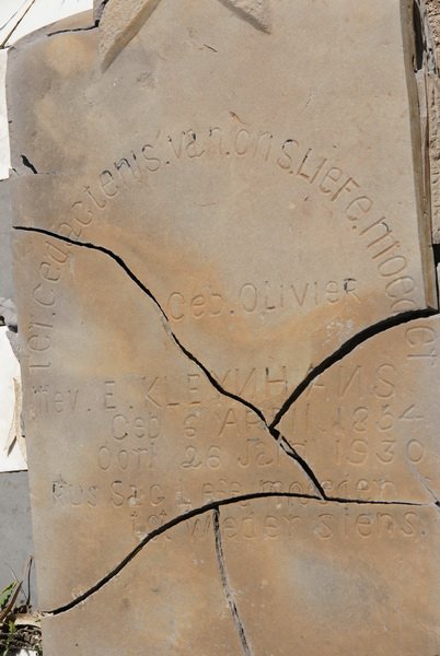 KLEINHANS E. nee OLIVIER 1854-1930