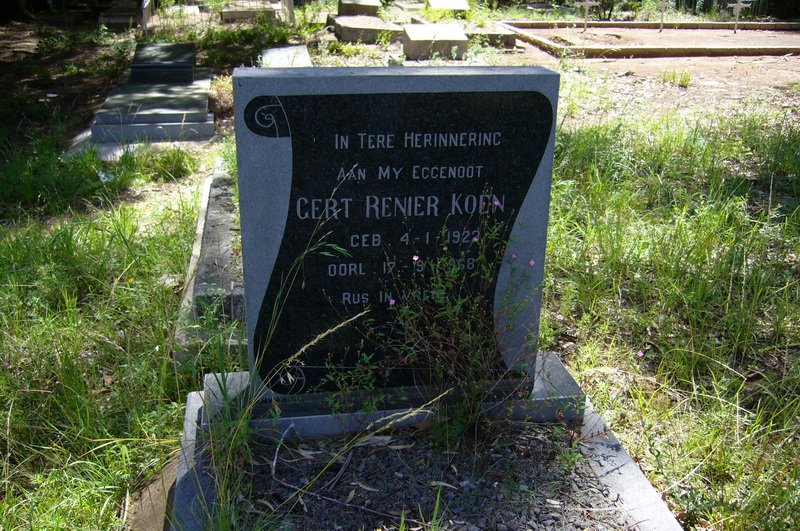 KOEN Gert Renier 1923-1968