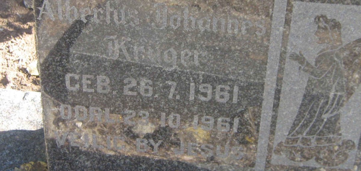 KRUGER Albertus Johannes 1961-1961