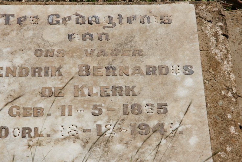 KLERK Hendrik Bernardus, de 1865-1941