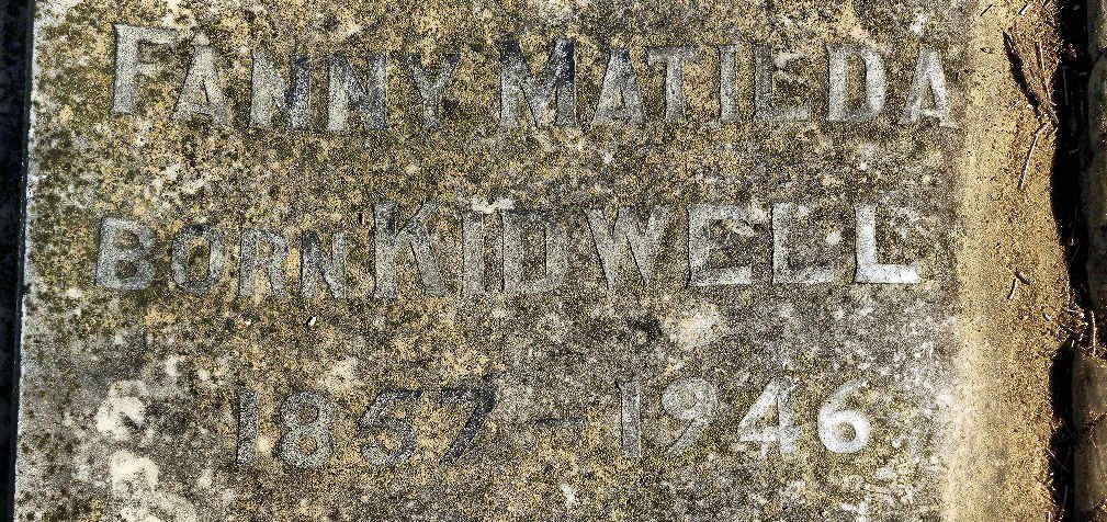 KIDWELL Fanny Matilda 1857-1946