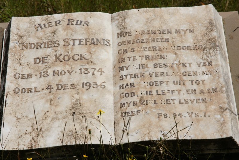 KOCK Andries Stefanus, de 1874-1936