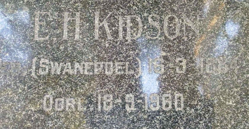 KIDSON E.H. nee SWANEPOEL 1884-1960