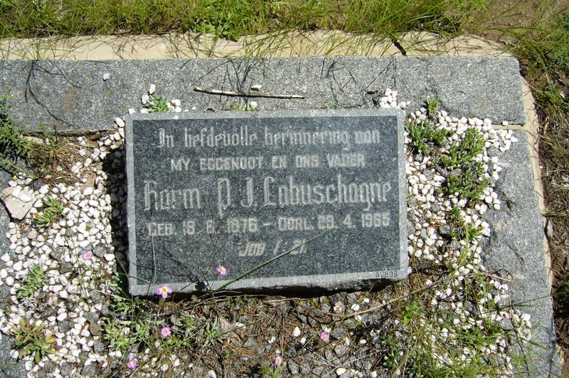 LABUSCHAGNE Harm P.J. 1876-1965