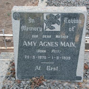 MAIN Amy Agnes nee PITT 1870-1939