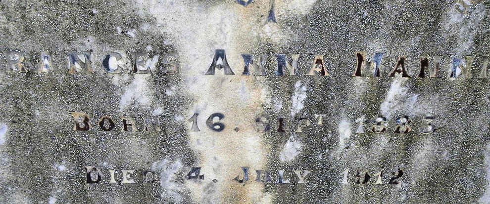 MANNIX Frances Anna 1883-1912