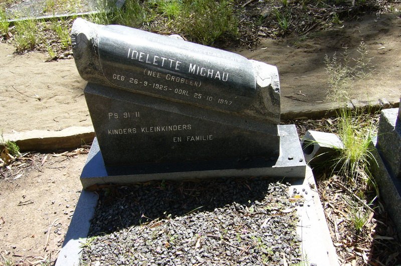 MICHAU Idelette nee GROBLER 1925-1997