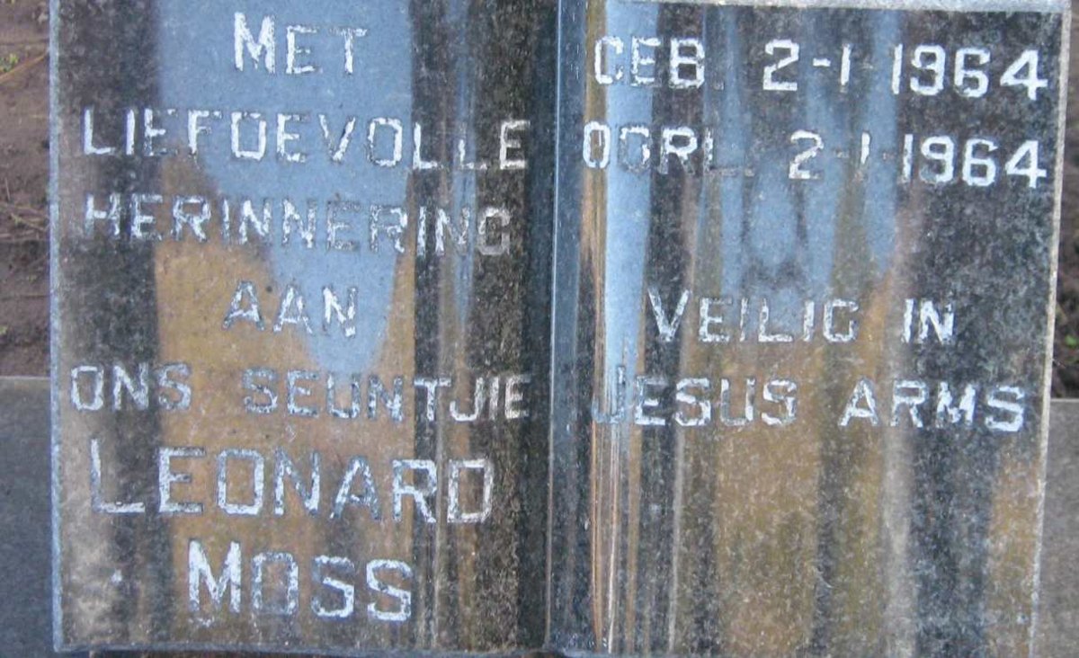 MOSS Leonard 1964-1964