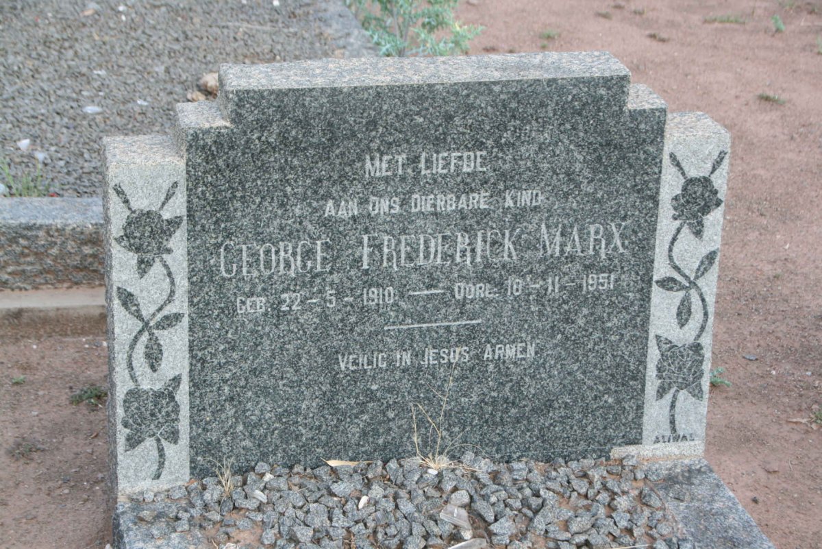 MARX George Frederick 1910-1951