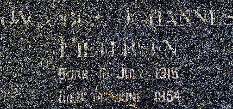 PIETERSEN Jacobus Johannes 1916-1954