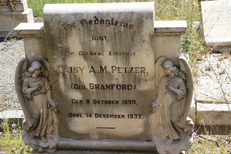 PETZER Daisy A.M. nee BRANFORD 1899-1932