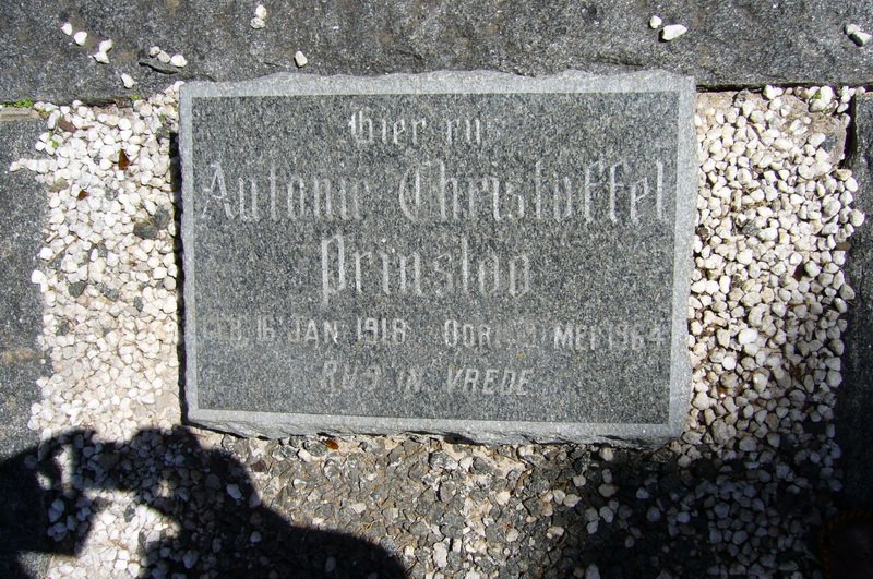 PRINSLOO Antonie Christoffel 1918-1964
