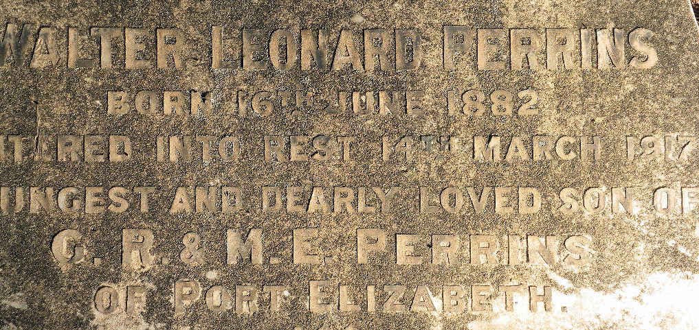 PERRINS Walter Leonard 1882-1917