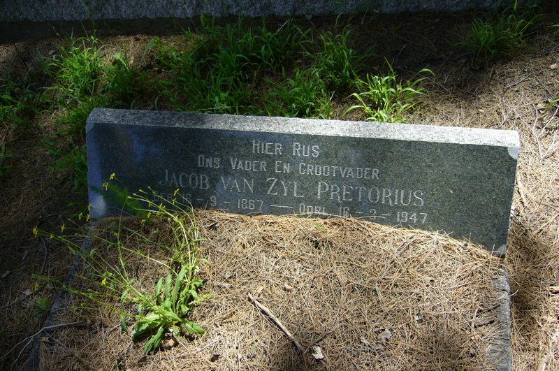 PRETORIUS Jacob van Zyl 1867-1947