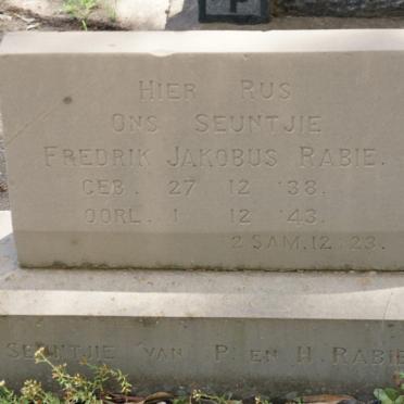 RABIE Fredrik Jakobus 1938-1943
