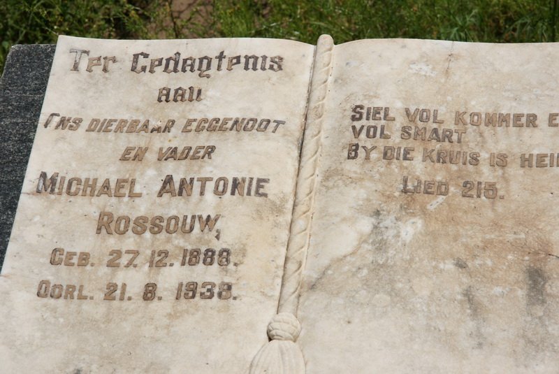 ROSSOUW Michael Antonie 1888-1938