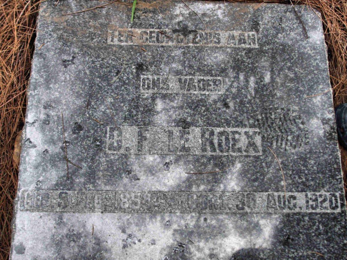 ROEX D.F., le 1859-1920
