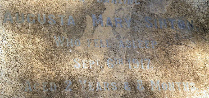 SINTON Augusta Mary -1917