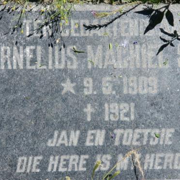 SMUTS Cornelius Machiel 1909-1921