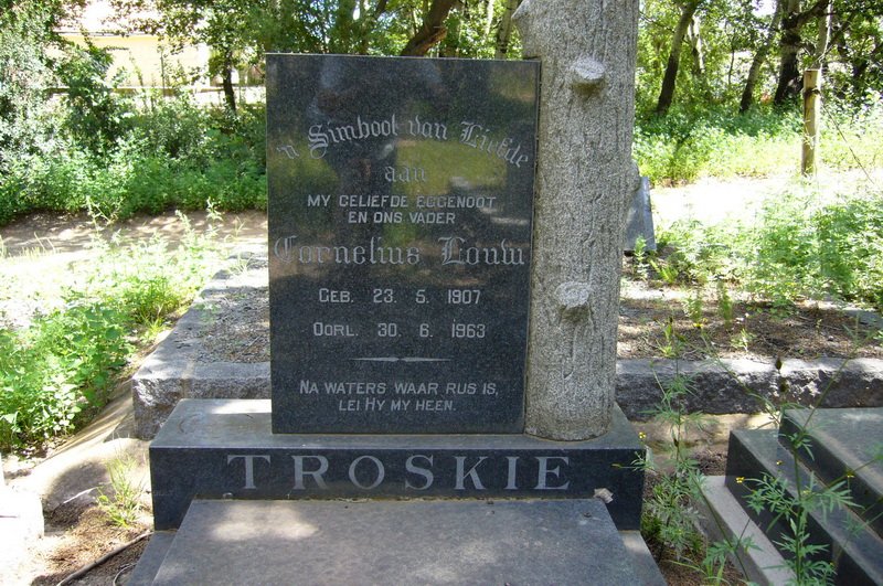TROSKIE Cornelius Louw 1907-1963