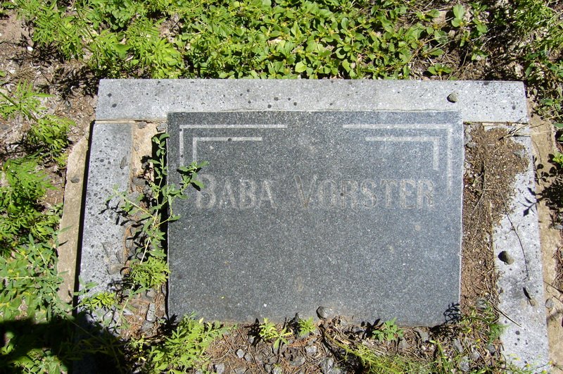 VORSTER ?