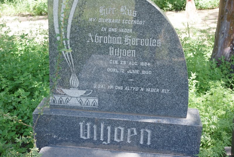VILJOEN Abraham Hercules 1884-1950