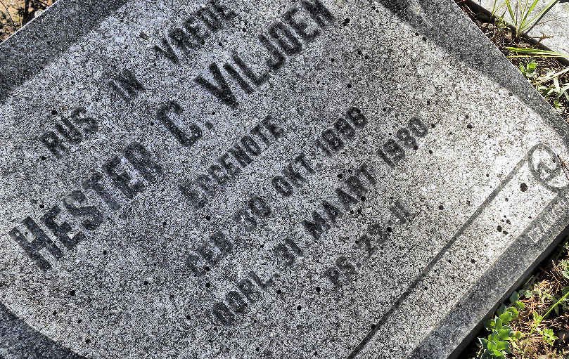VILJOEN Hester C. 1898-1980