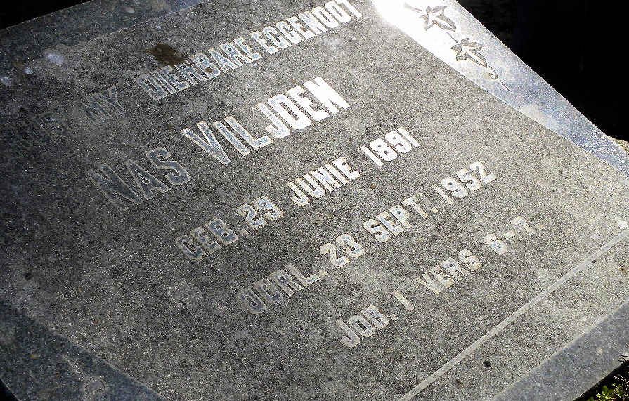 VILJOEN Nas 1891-1952
