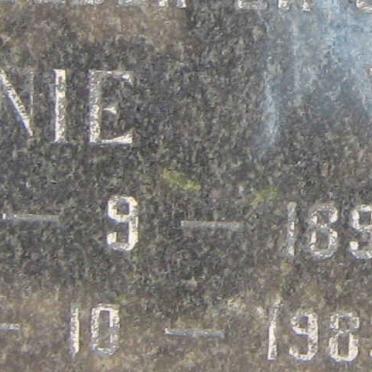 VORSTER Minnie F. 1893-1983