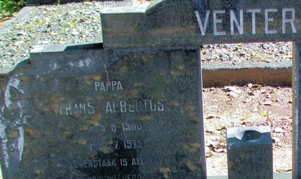VENTER Frans Albertus 1900-1975
