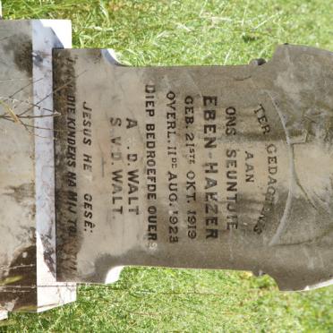 WALT Eben Haezer, v.d. 1919-1923
