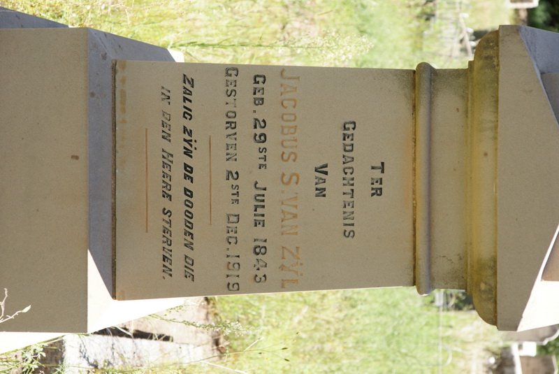 ZYL Jacobus S., van 1843-1919