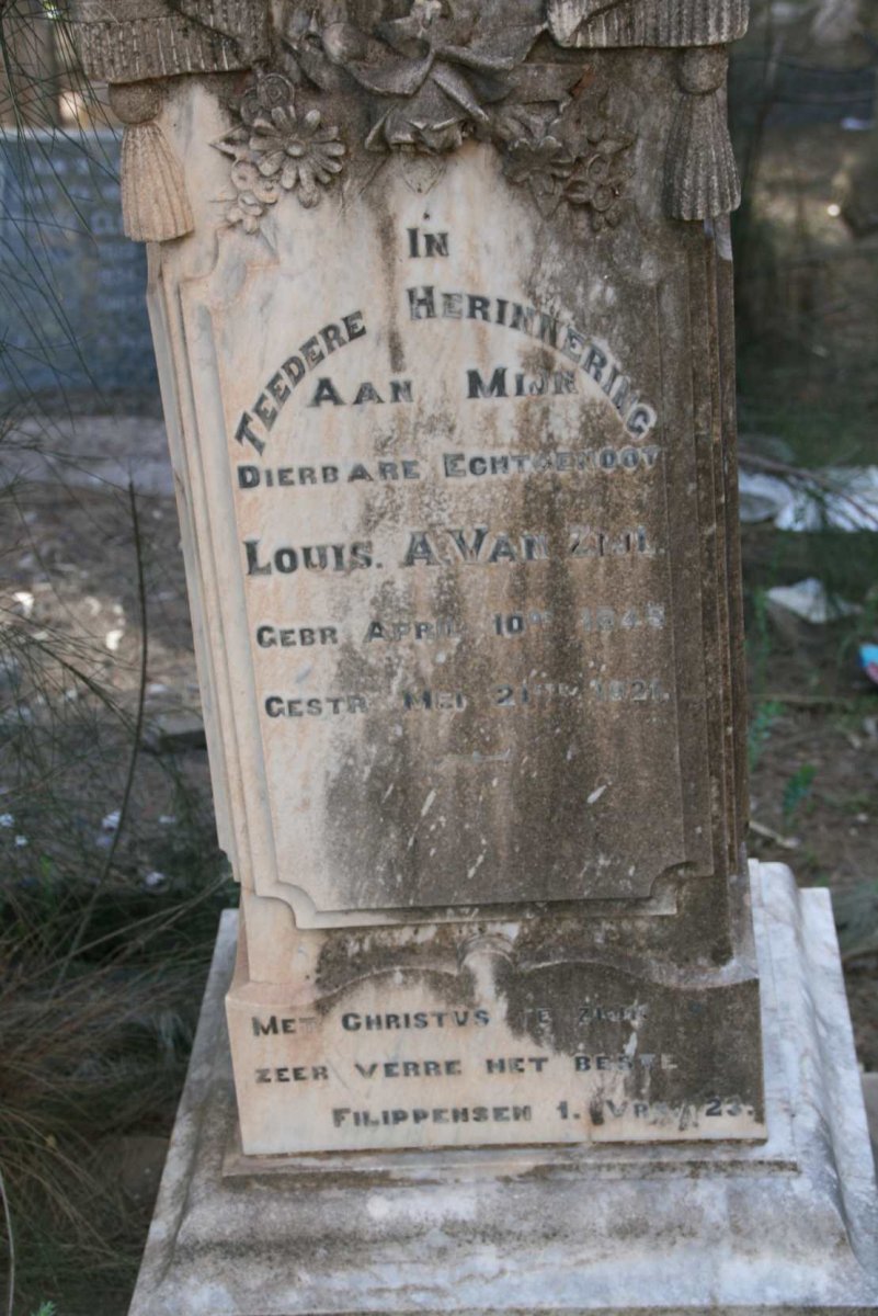 ZIJL Louis A., van 1845-1921