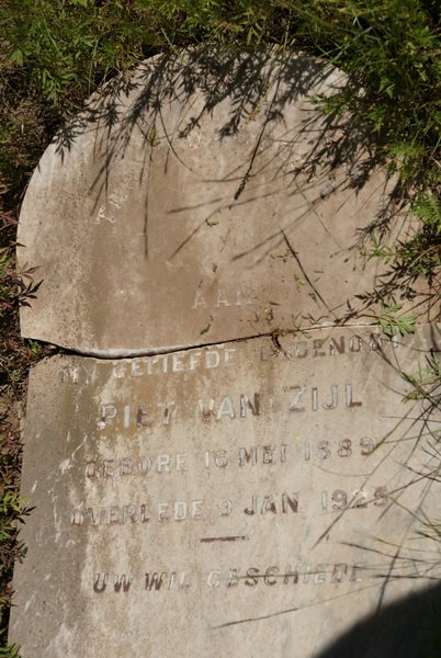 ZIJL Piet, van 1889-1925