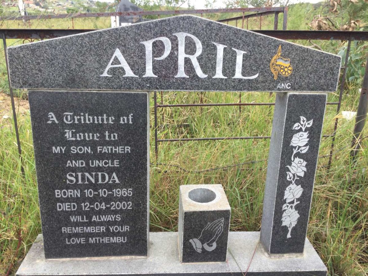 APRIL Sinda 1965-2002