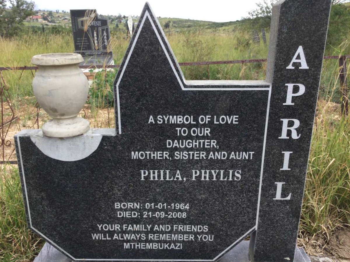 APRIL Phila Phylis 1964-2008