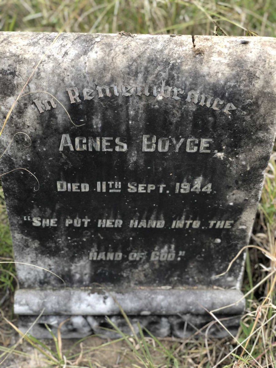 BOYCE Agnes -1944