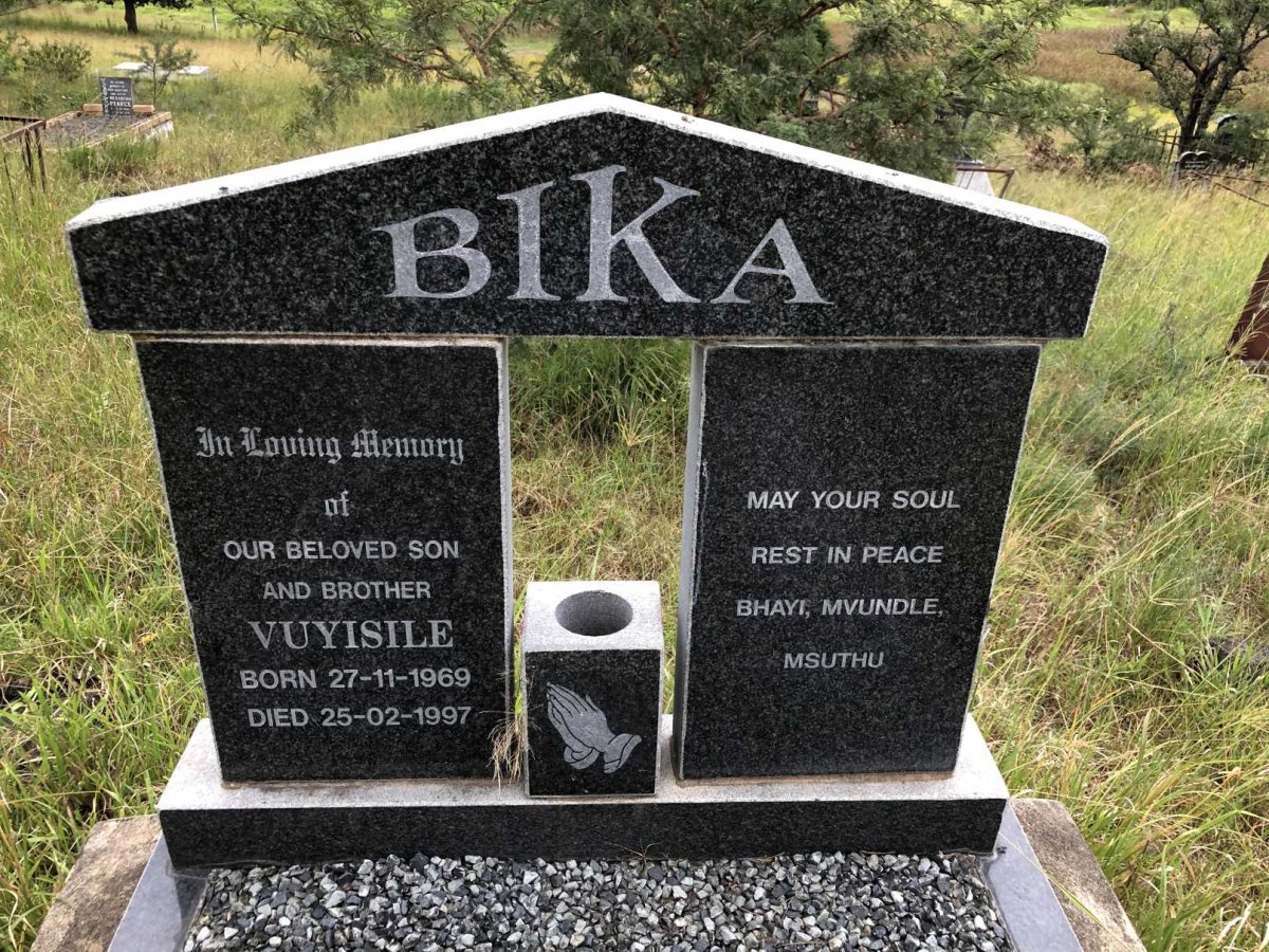 BIKA Vuyisile 1969-1997