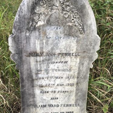 FENNELL William Ward -1905 &amp; Mary Ann 1822-1900