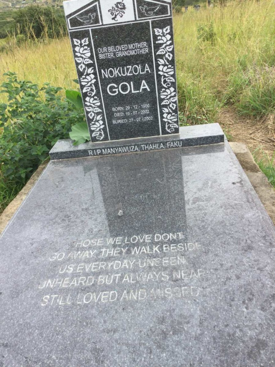 GOLA Nokuzola 1956-2002