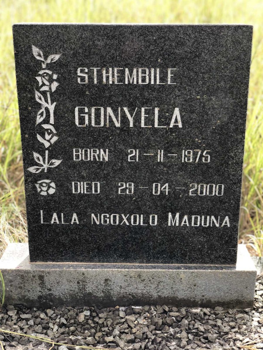 GONYELA Sthembile 1975-2000