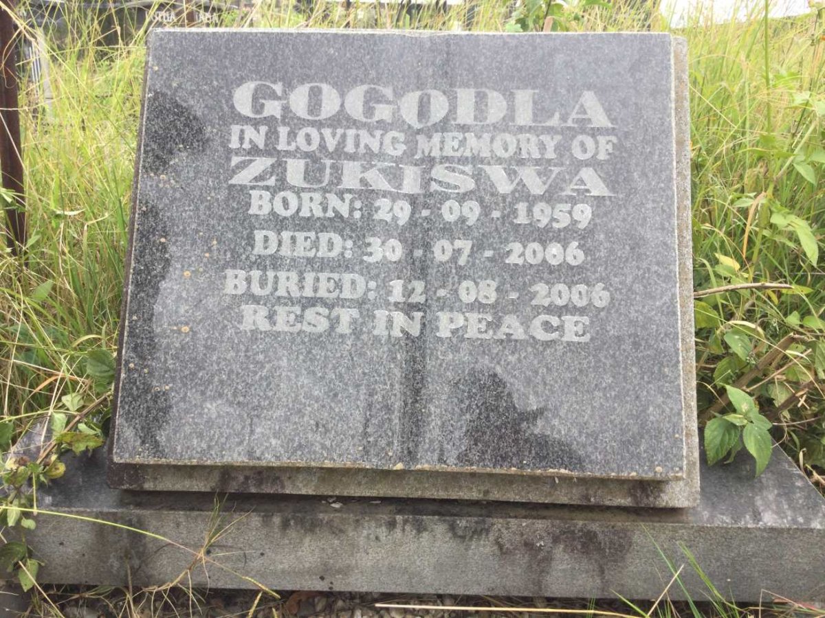 GOGODLA Zukiswa 1959-2006
