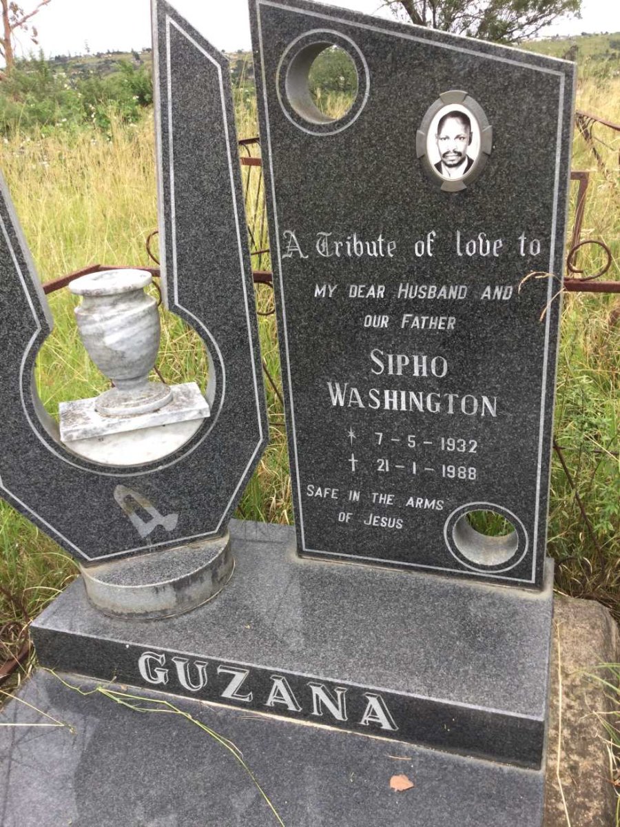 GUZANA Sipho Washington 1932-1988