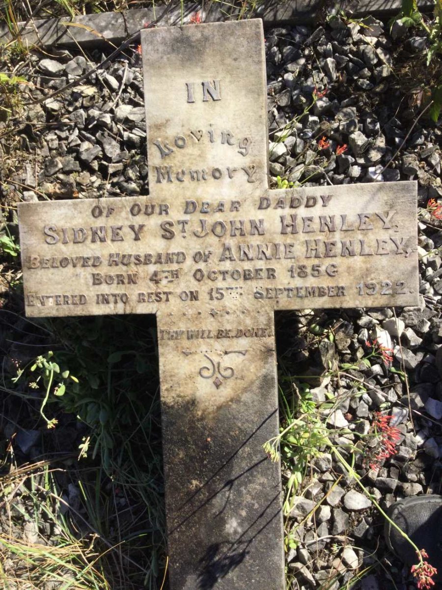 HENLEY Sidney St. John 1856-1922