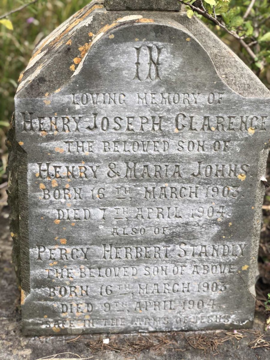 JOHNS Henry Joseph Clarence 1903-1904 :: JOHNS Percy Herbert Standly 1903-1904