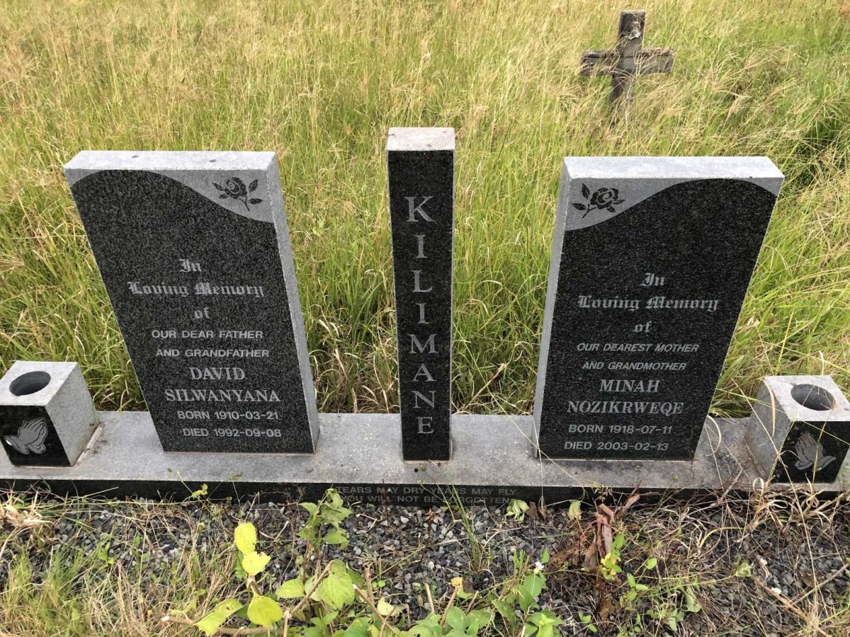 KILMANE David Silwanyana 1910-1992 &amp; Minah Nozikrweqe 1918-2003