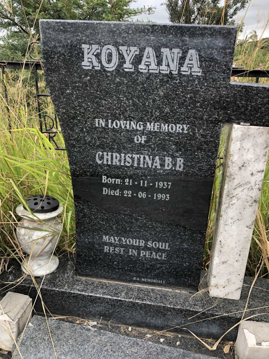 KOYANA Christina B.B. 1937-1993