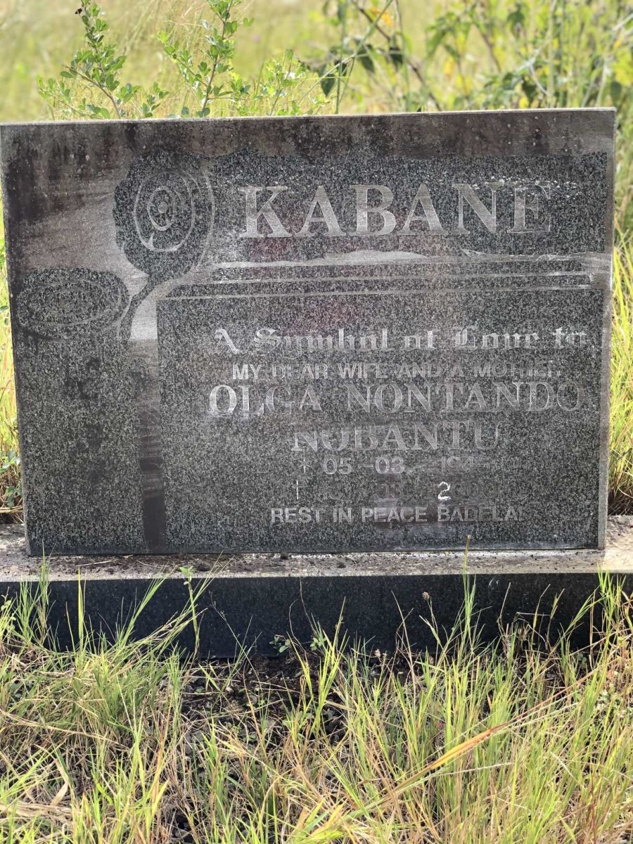 KABANE Olga Nontando Nobantu
