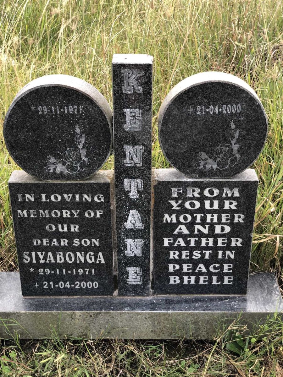 KENTANE Siyabonga 197?-2000
